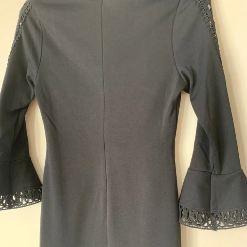 Lulu's Black Crochet Dress - Picture 11 of 11